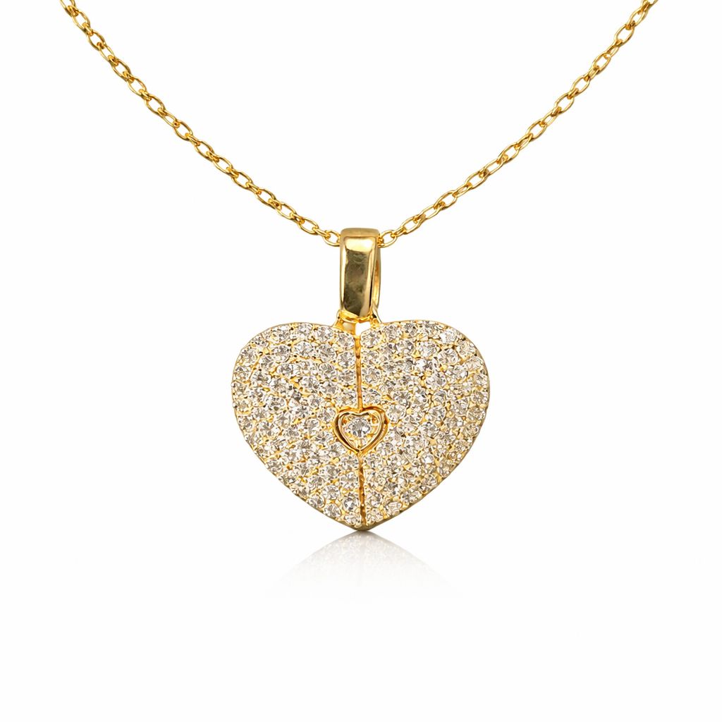 Gargantilla Corazón Alas de Ángel