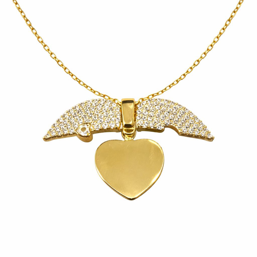 Gargantilla Corazón Alas de Ángel